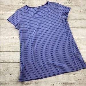 Eddie Bauer Purple Blue Fitted Short Sleeve T-Shirt NWOT